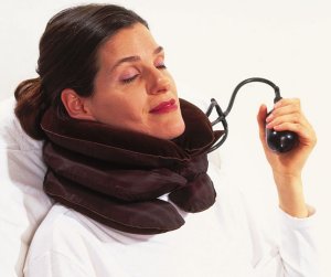 PNEUMATIC NECK SUPPORT, COLLAR & AIR BRACE. Support for NECK, SHOULDERS & BACK